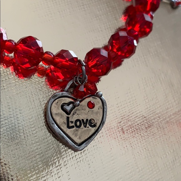 NWOT! Beaded Bracelet & Earrings Set - Picture 5 of 7